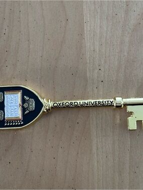 Oxford University Gold Key Souvenir - Navy & Gold